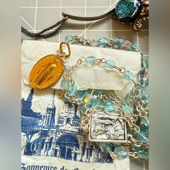 Vintage Christian Cross Jewelry Repurpose Lot - Picture 6 of 17